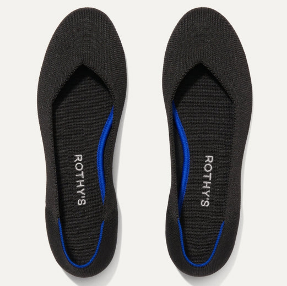 Rothys Black Flat